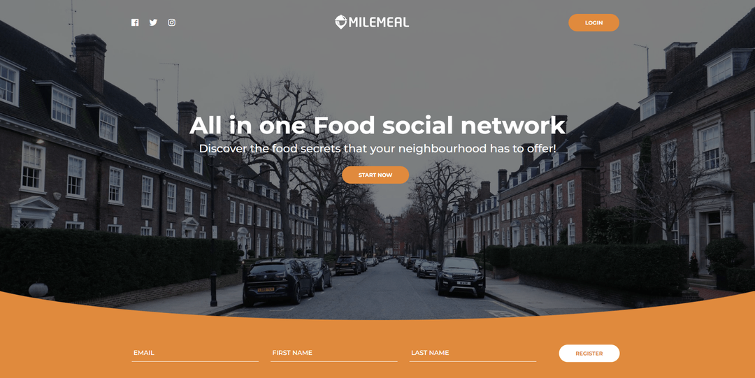 MileMeal Project Screenshot